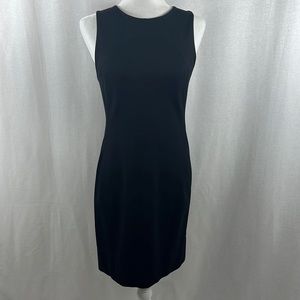 Aritzia Babaton Miguel Black Stretch Sleeveless Sheath Knee Length Dress Size 10